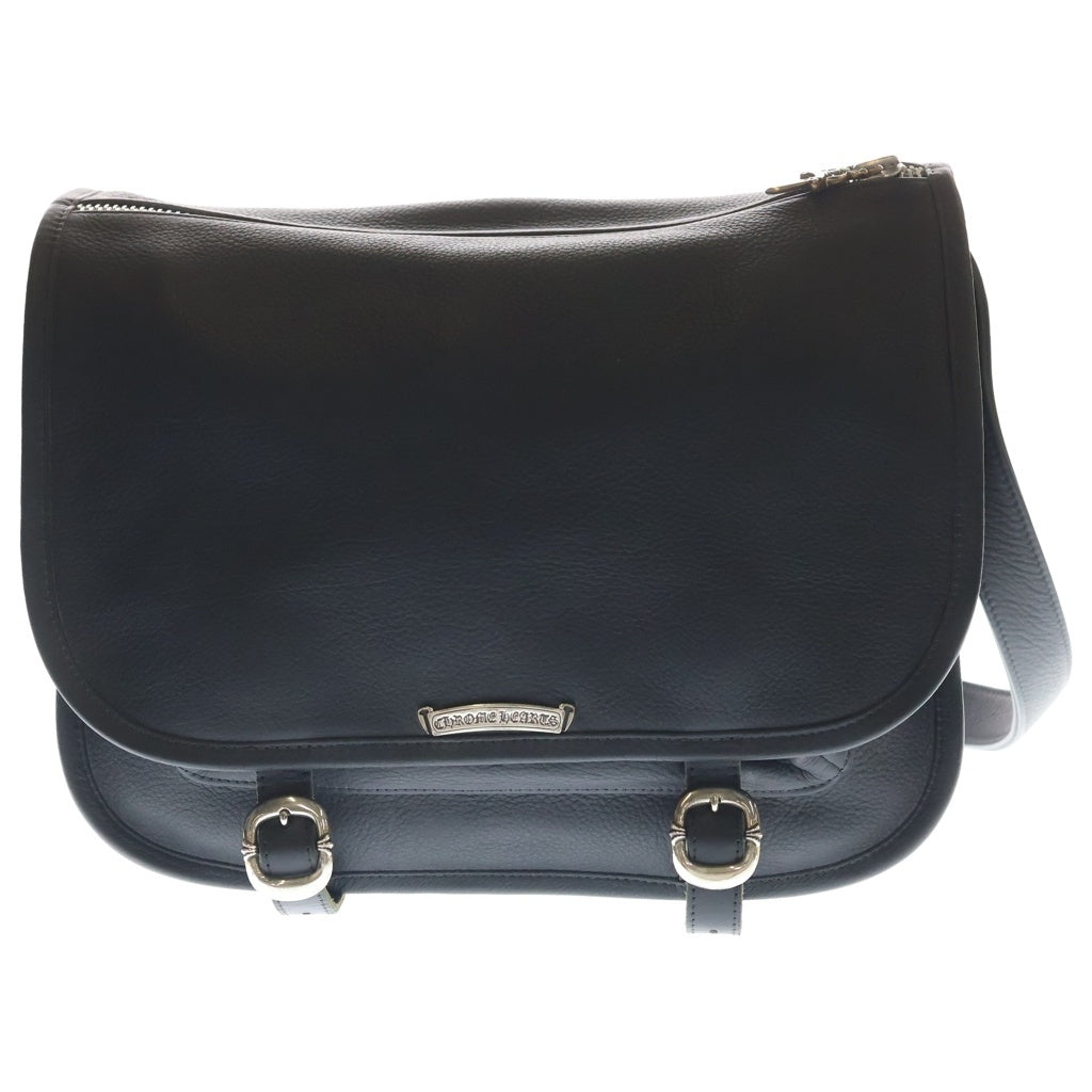 CHROME HEARTS(クロムハーツ) SHOULDER BAG-SM ガンスリンガーストラップレザーショルダーバッグ ブラック
