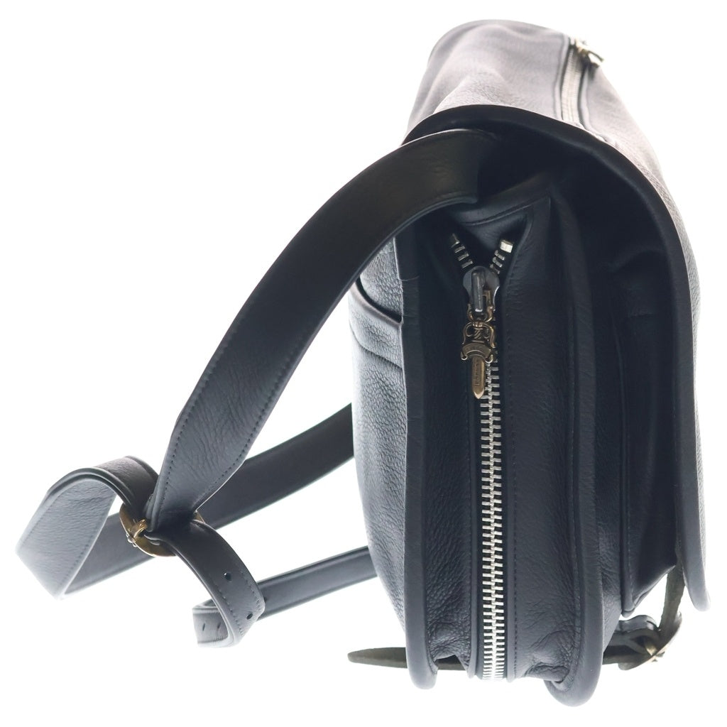 CHROME HEARTS(クロムハーツ) SHOULDER BAG-SM ガンスリンガーストラップレザーショルダーバッグ ブラック