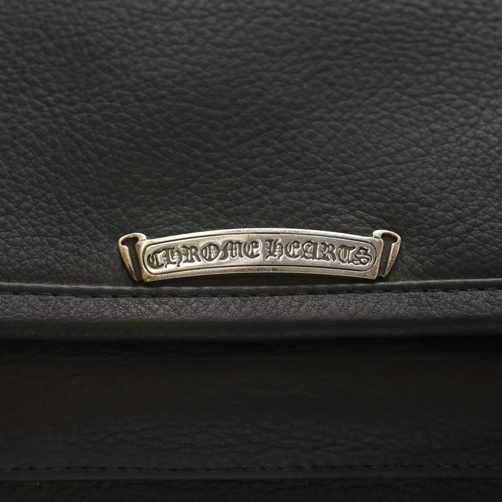 CHROME HEARTS(クロムハーツ) SHOULDER BAG-SM ガンスリンガーストラップレザーショルダーバッグ ブラック