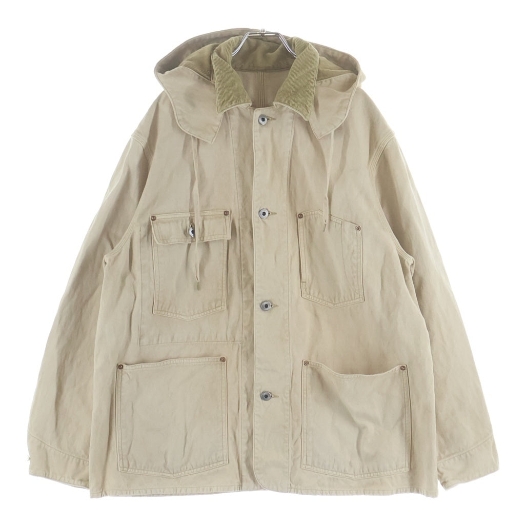 A.PRESSE(アプレッセ) 26SS Vintage Silk Hemp Coverall Jacket 26SAP-01-17 ヴィンテージ加工 カバーオール ジャケット ベージュ