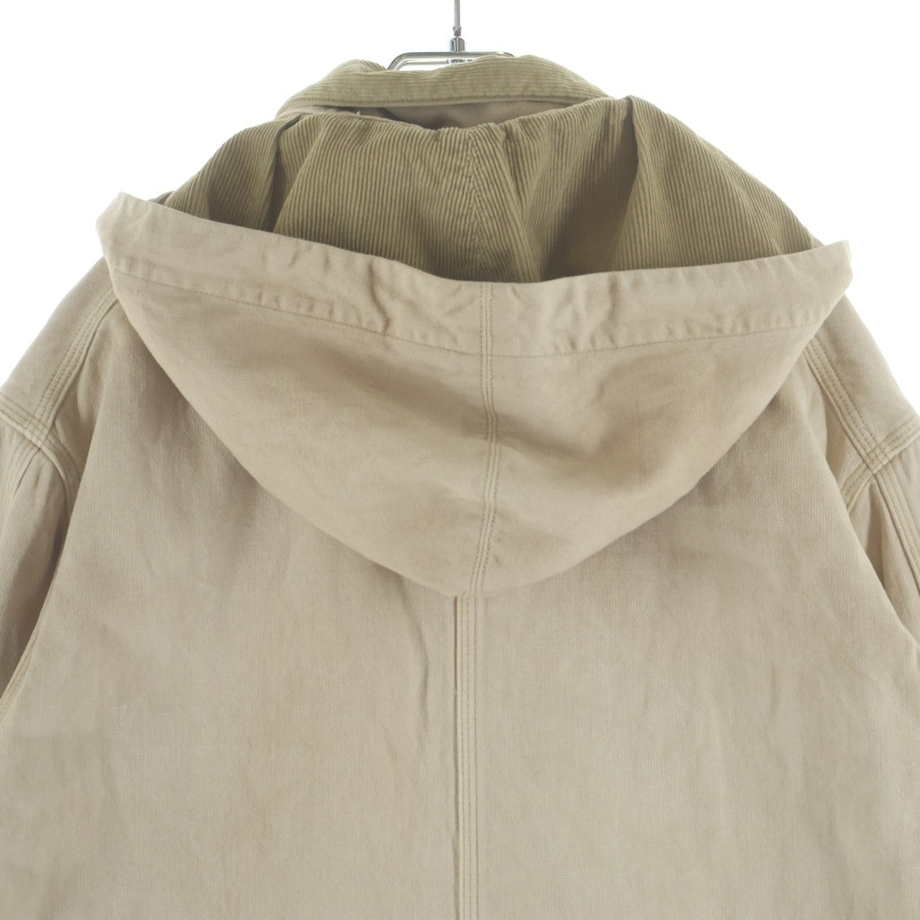 A.PRESSE(アプレッセ) 26SS Vintage Silk Hemp Coverall Jacket 26SAP-01-17 ヴィンテージ加工 カバーオール ジャケット ベージュ