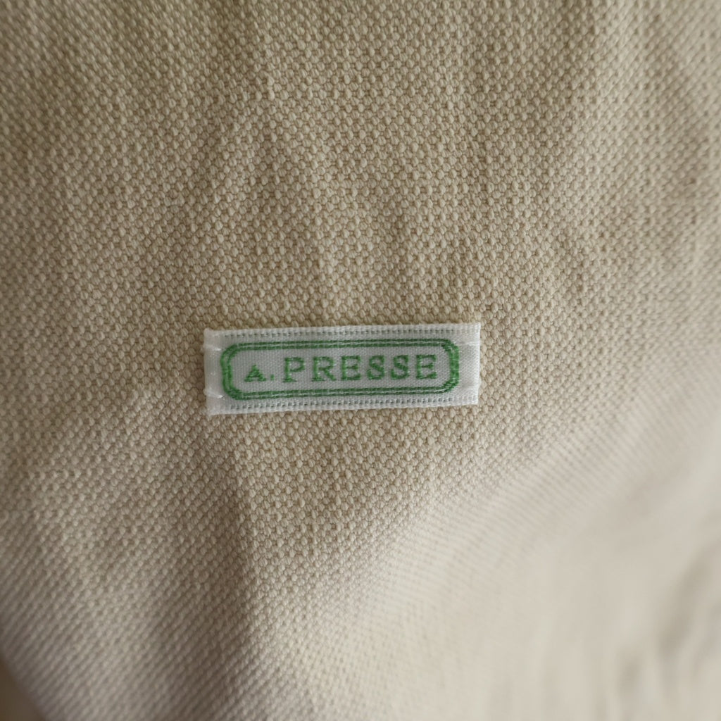 A.PRESSE(アプレッセ) 26SS Vintage Silk Hemp Coverall Jacket 26SAP-01-17 ヴィンテージ加工 カバーオール ジャケット ベージュ