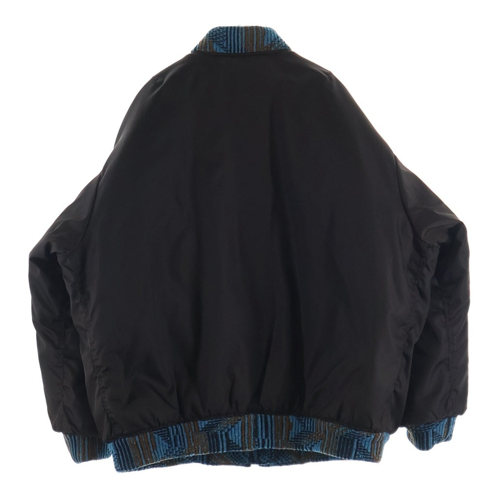 PRADA(プラダ) 21AW Re-Nylon Knit Bomber Jacket ブルゾン ジャケット ブラウン 29Y989