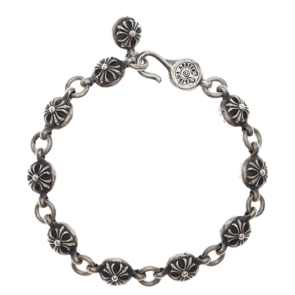 CHROME HEARTS(クロムハーツ) NO2 BALL #2クロスボールブレスレット シルバー BCA176