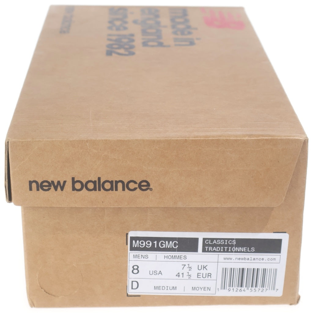 New Balance(ニューバランス) M991GMC レザーローカットスニーカー メンズ ネイビー US8/26.0cm M991GMC