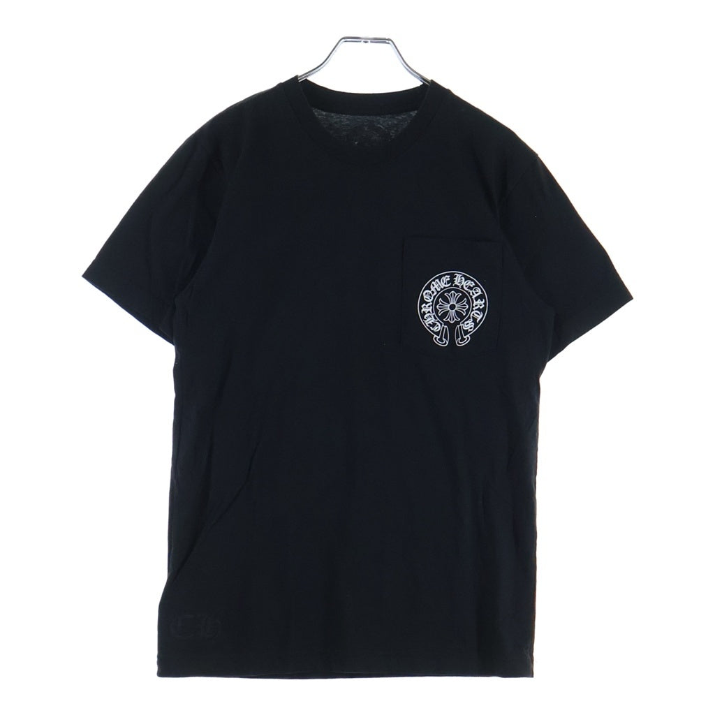 CHROME HEARTS(クロムハーツ) HONOLULU Limited Horseshoe Tee ホノルル限定 ホースシュープリント クルーネック半袖Tシャツ ブラック