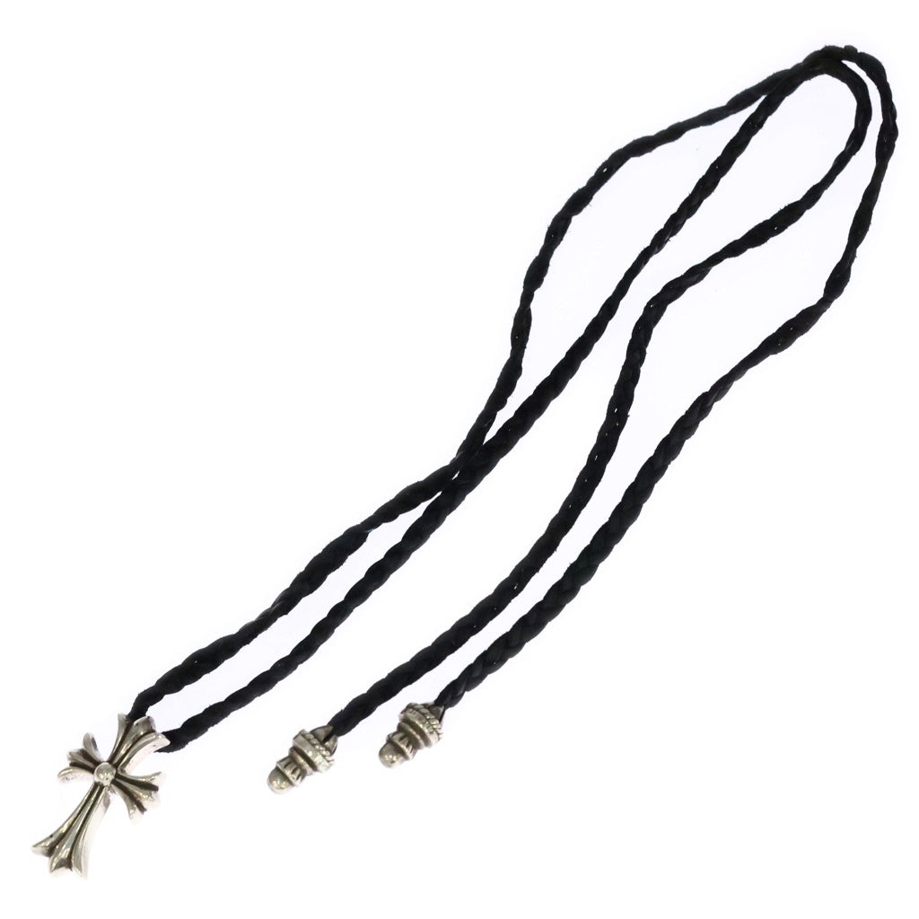 CHROME HEARTS(クロムハーツ) CH CRS SMLスモールCHクロス BC ボロチップブレイド ネックレス シルバー BCA220