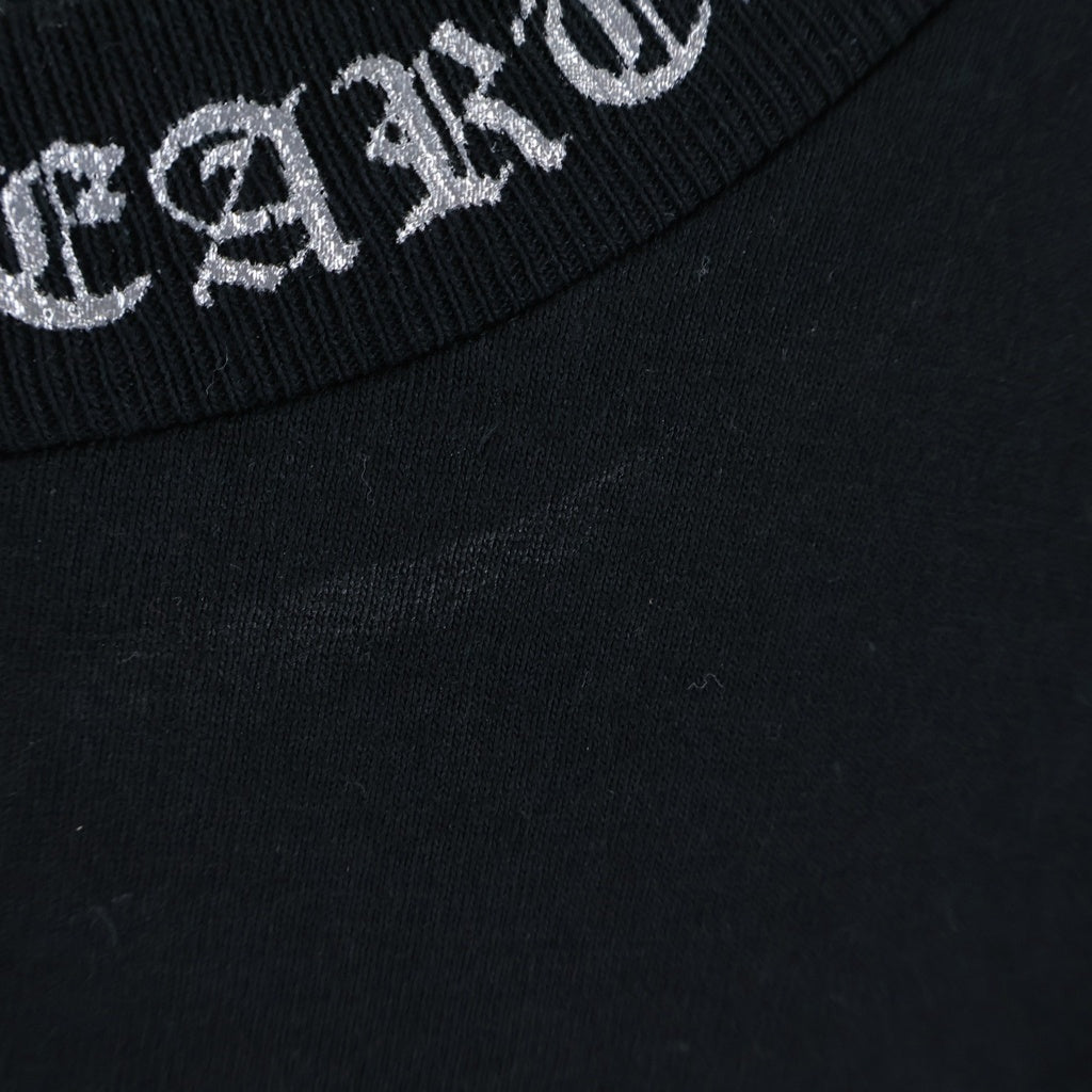 CHROME HEARTS(クロムハーツ) OLD S/S オールド ネックロゴ シルバーバックスクロールラベルプリント 半袖Tシャツカットソー