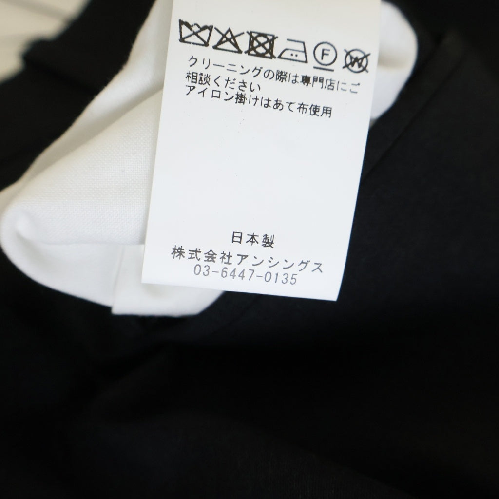 A.PRESSE(アプレッセ) 25SS ×everyone Wool Trousers 25SAP-04-60H ウールトラウザーズ スラックス パンツ ブラック 25SAP-04-60H