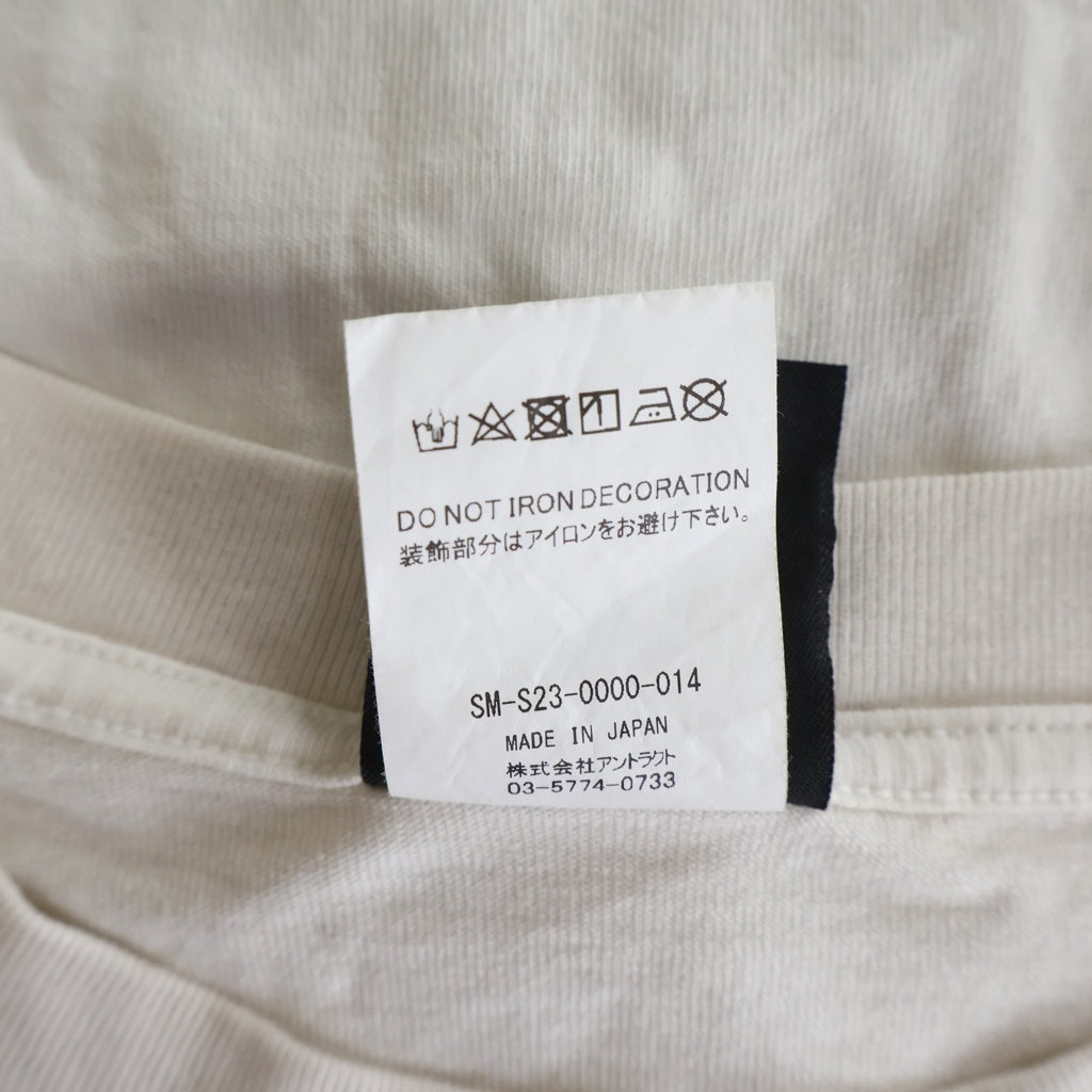 SAINT MICHAEL(セントマイケル) 23SS DICE TEE ダイスTシャツ 半袖カットソー Tシャツ サイコロ ホワイト SM-S23-0000-014