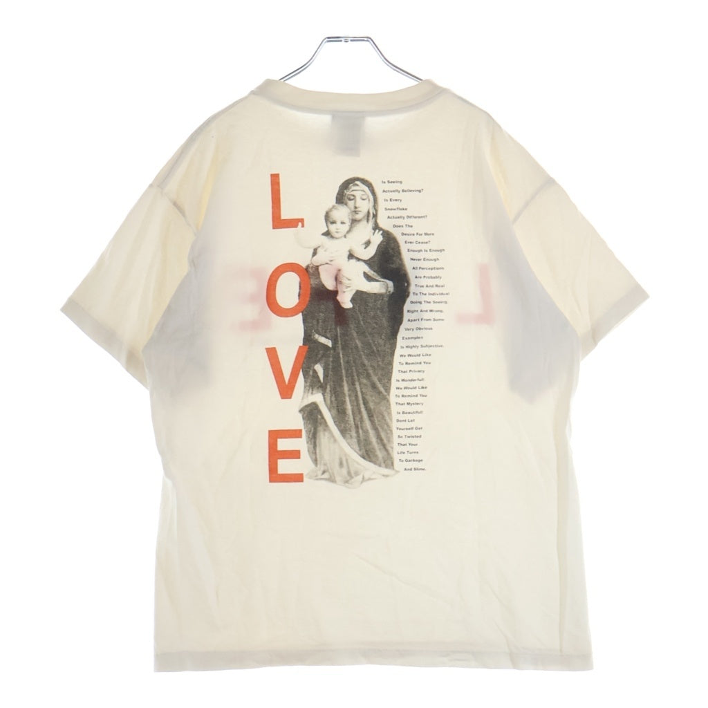 SAINT MICHAEL(セントマイケル) 23SS LIFE MARIA ライフマニア 半袖カットソー Tシャツ ホワイト SM-S23-0000-020