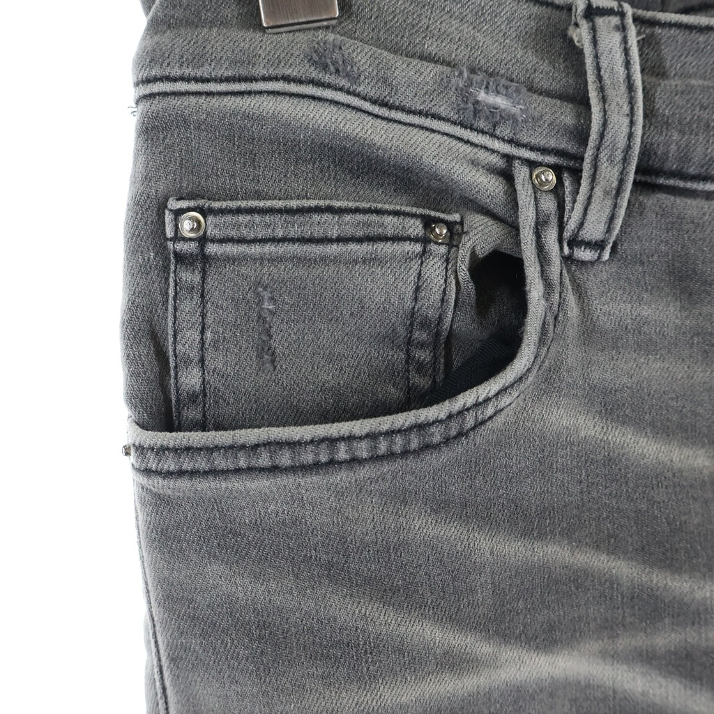 AMIRI(アミリ) MX1 JEAN ダメージ加工 スキニーデニムパンツ グレー
