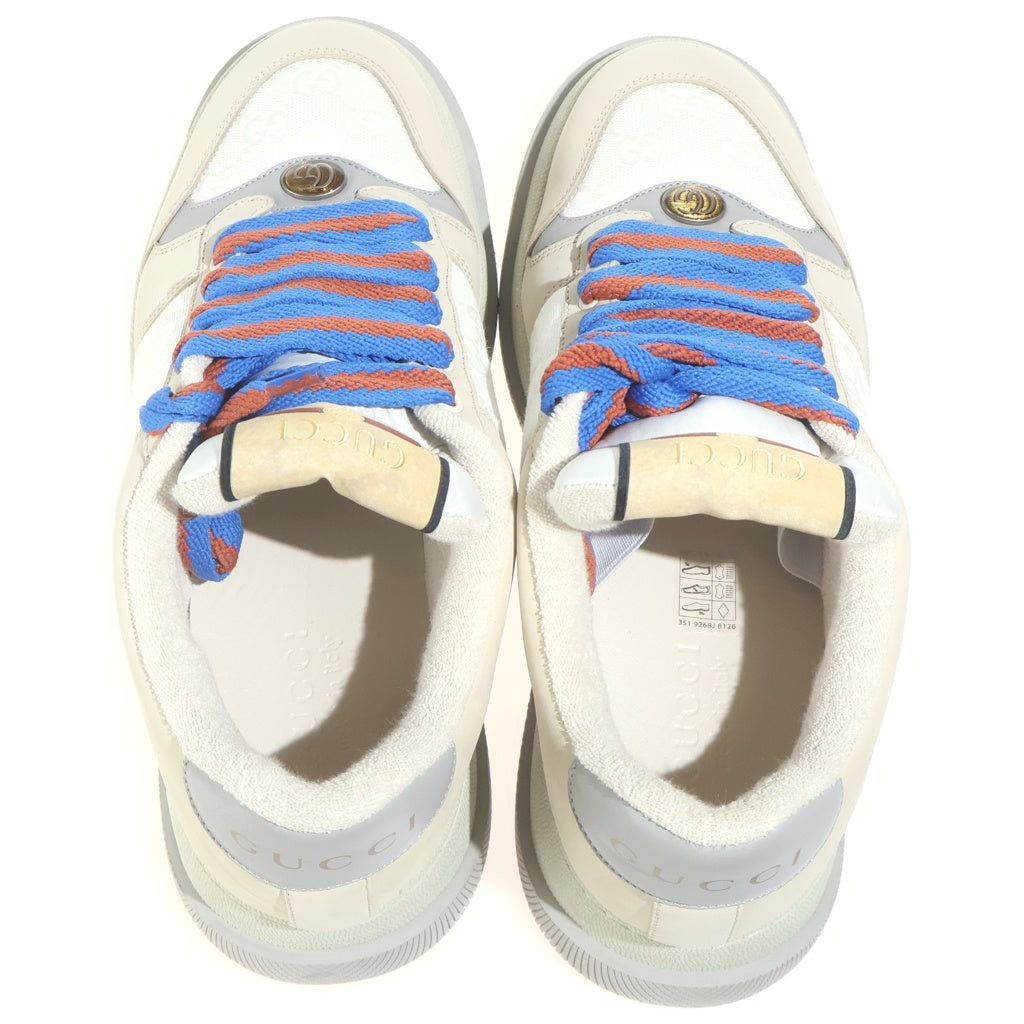 GUCCI(グッチ) スクリーナーGG モノグラム ローカットスニーカー シューズ 750048 034 ベージュ 750048 034