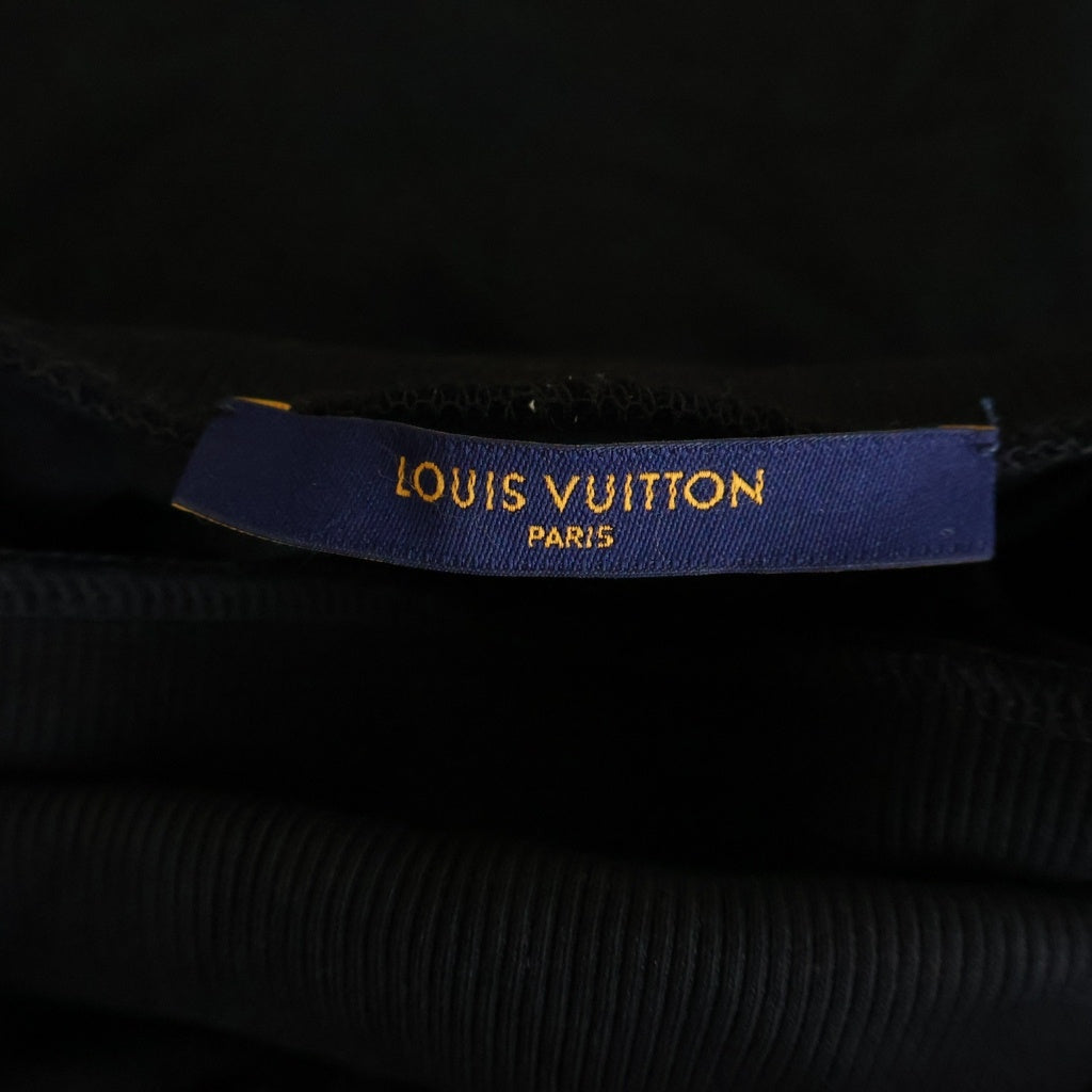 LOUIS VUITTON(ルイヴィトン) 22SS エンブロイダリータートルネック 長袖カットソー ブラック RM221M I05 HMY11W