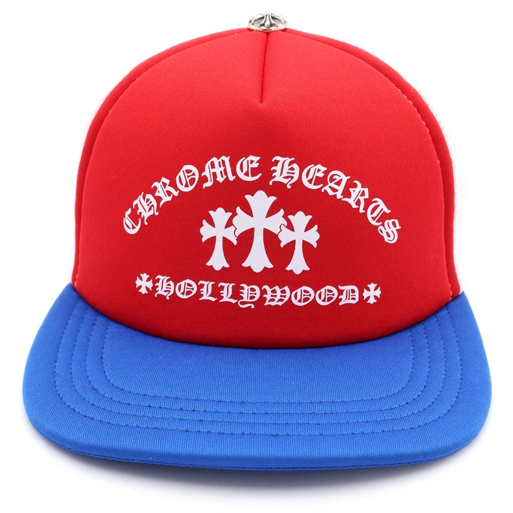 CHROME HEARTS(クロムハーツ) Trucker Cap King Taco キングタコ トラッカーキャップ 帽子 レッド/ホワイト/ブルー