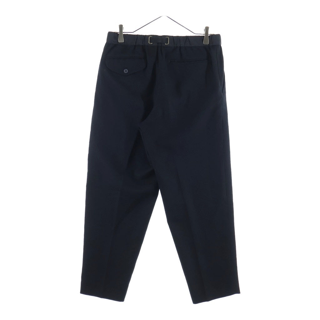 kolor BEACON(カラービーコン) 19AW Wool Saxony Easy Pants ウールイージーパンツ ブラック 19WBM-P02138