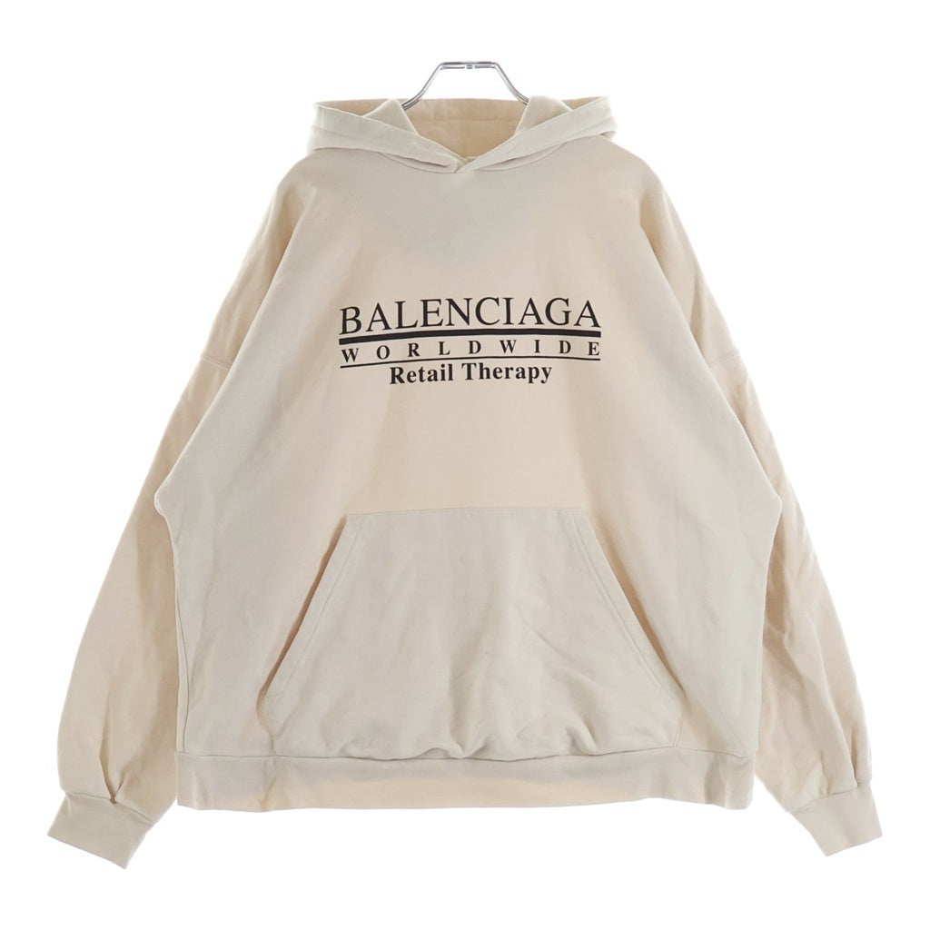 BALENCIAGA(バレンシアガ) Retail Therapy プルオーバーパーカー アイボリー 675003 TLVA9