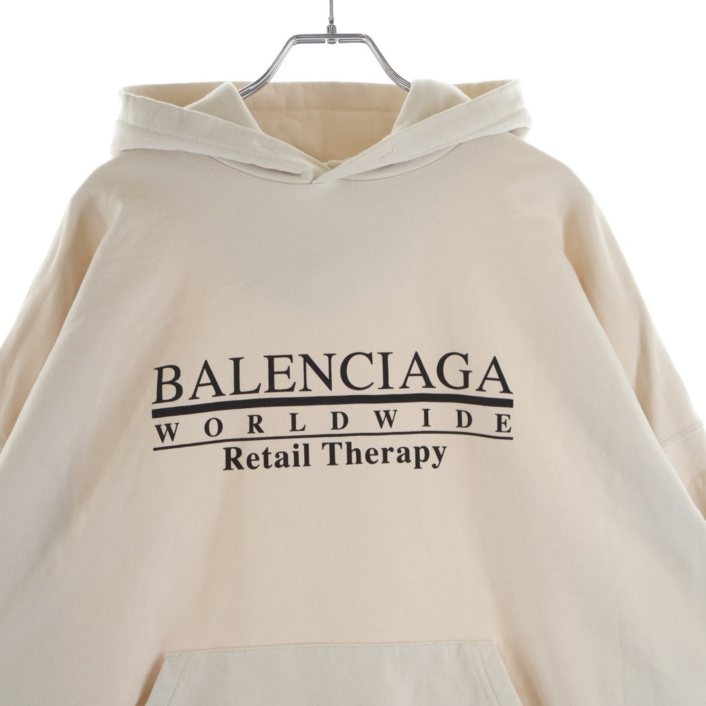 BALENCIAGA(バレンシアガ) Retail Therapy プルオーバーパーカー アイボリー 675003 TLVA9