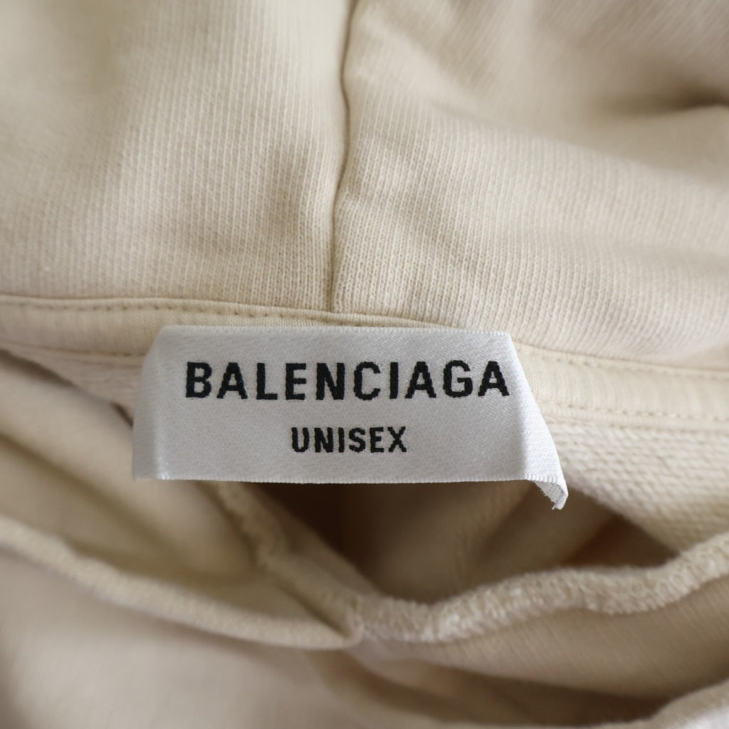 BALENCIAGA(バレンシアガ) Retail Therapy プルオーバーパーカー アイボリー 675003 TLVA9