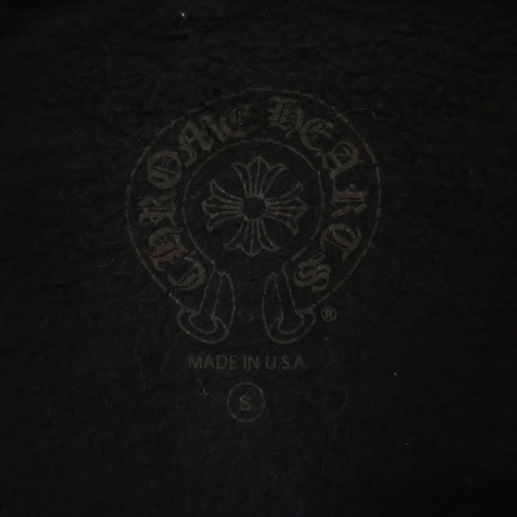 CHROME HEARTS(クロムハーツ) SWTSHRT HD ZIP 東京限定バックホースシュープリントダガージップパーカー フーディ ブラック