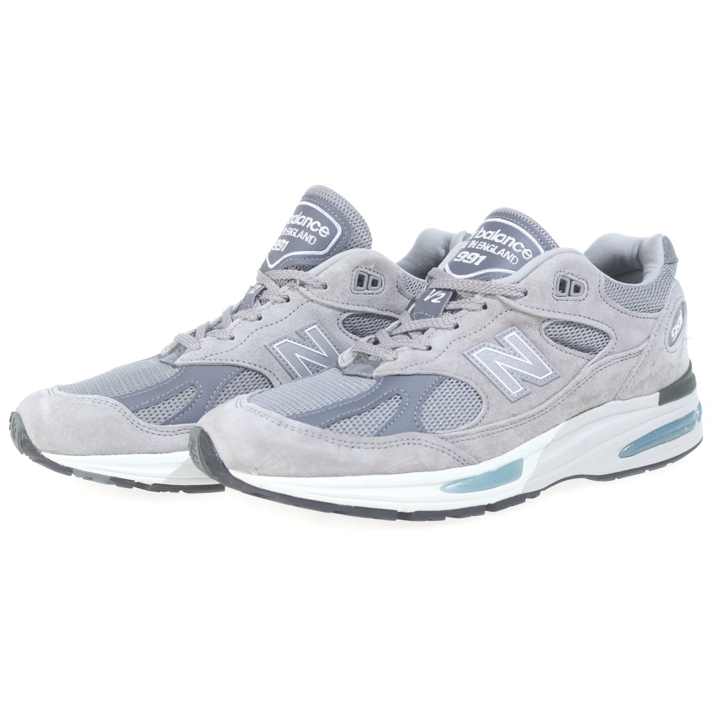 New Balance(ニューバランス) 991V2 U991GL2 スウェード ローカットスニーカー シューズ US9/27.0cm グレー