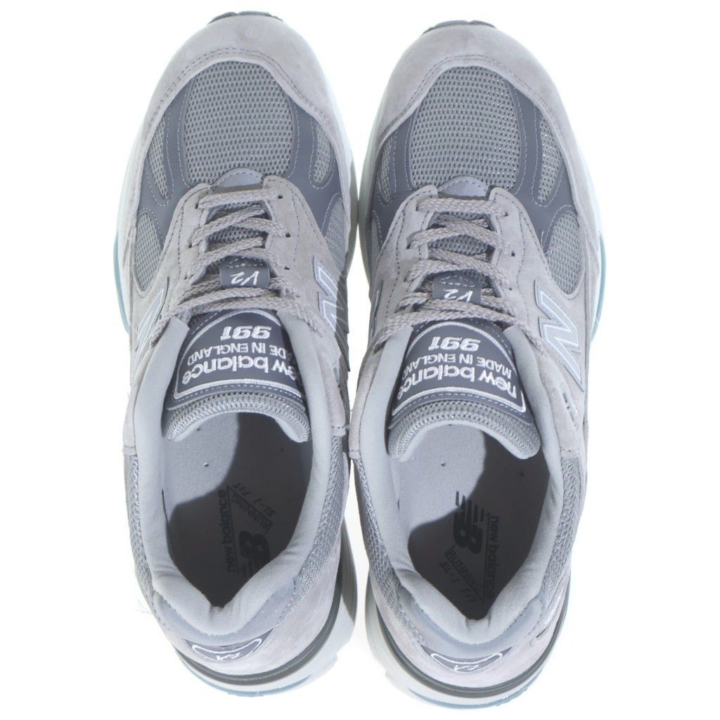New Balance(ニューバランス) 991V2 U991GL2 スウェード ローカットスニーカー シューズ US9/27.0cm グレー