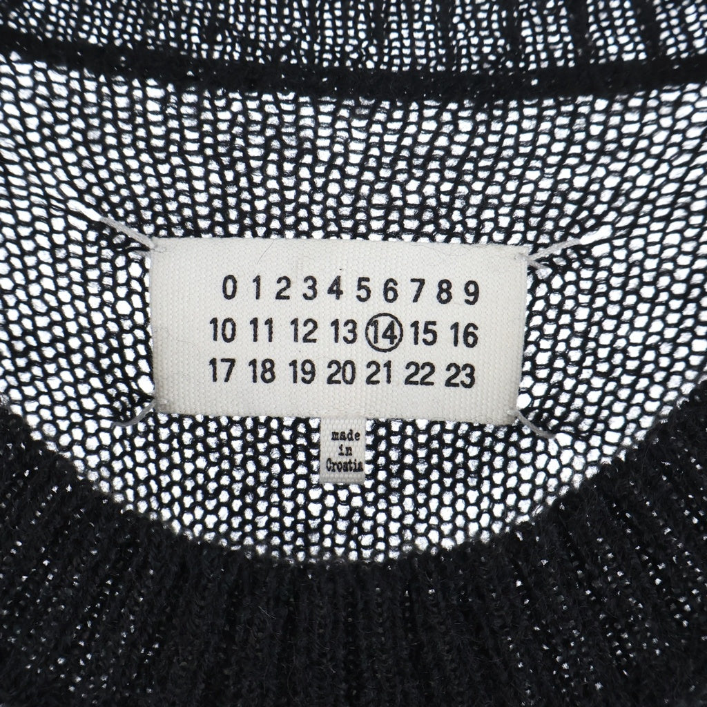 Maison Margiela(メゾンマルジェラ) 16AW REPLIC A アルパカウール クルーネックニットセーター ブラック S50HA0674