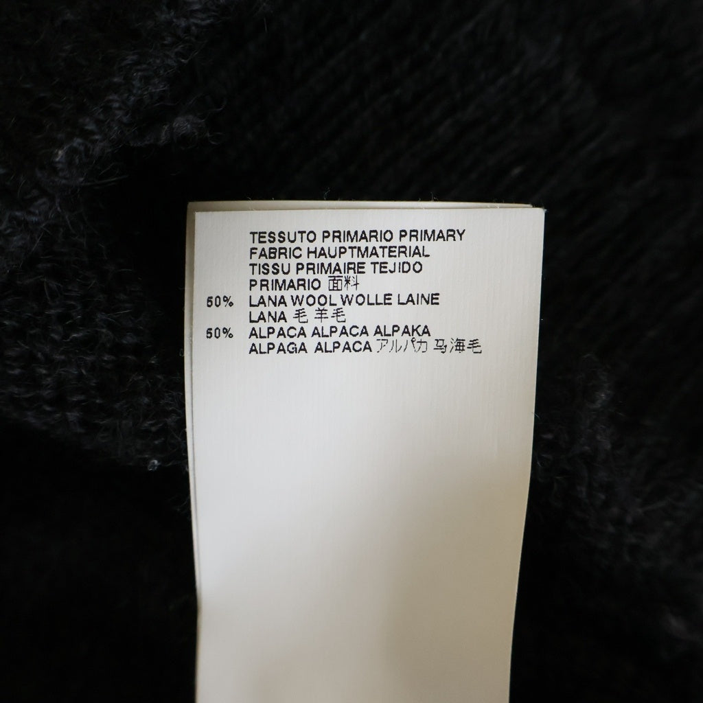 Maison Margiela(メゾンマルジェラ) 16AW REPLIC A アルパカウール クルーネックニットセーター ブラック S50HA0674