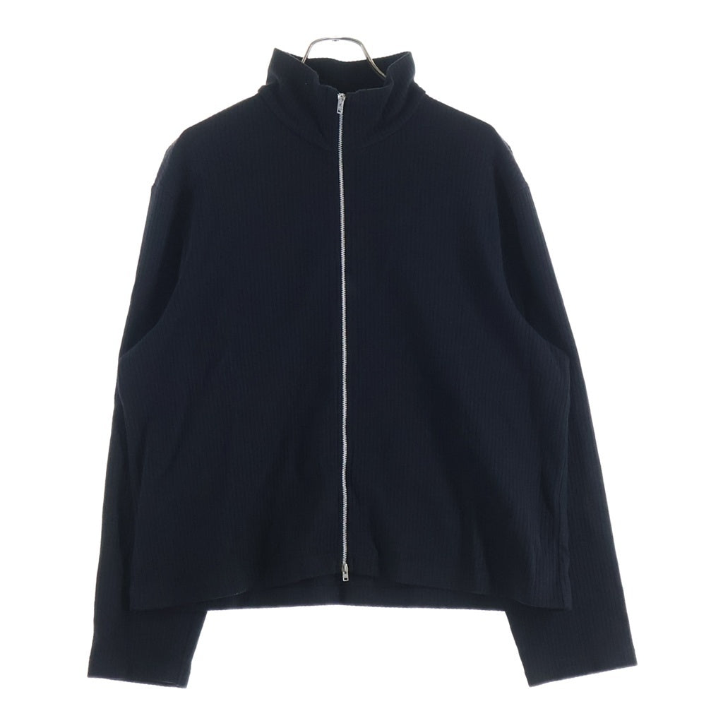 OUR LEGACY(アワーレガシー) SHRUNKEN FULLZIP POLO M2246SB フルジップ ポロニット ブルゾン ジャケット ブラック