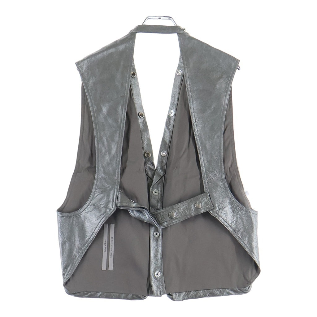 Rick Owens(リックオウエンス) 25SS Cargo Vest GUNMETAL RU01E5767-LBAM カーゴベスト シルバー
