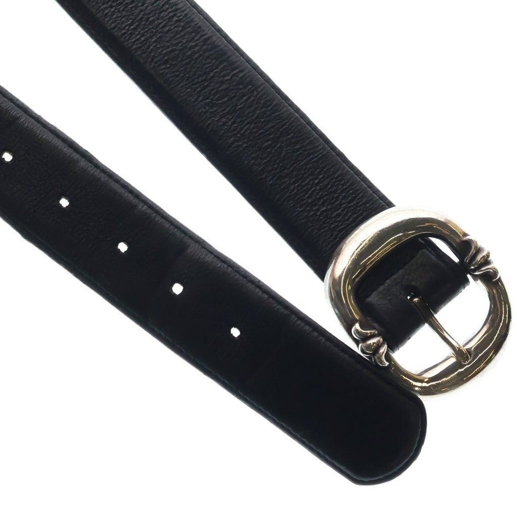CHROME HEARTS(クロムハーツ) BLT GUNSLINGER1.5 ガンスリンガーバックル レザーベルト シルバー BCA356