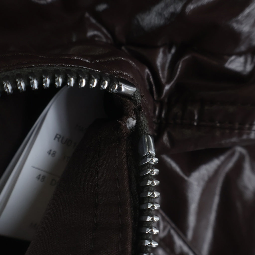 Rick Owens(リックオウエンス) 25SS Cargo Vest RU01E5767-MCT コーティング加工 カーゴベスト ブラウン