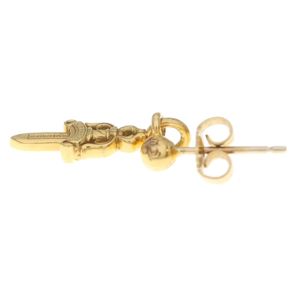 CHROME HEARTS(クロムハーツ) 22k DRP STCK DGGR スタックダガー ドロップピアス ゴールド