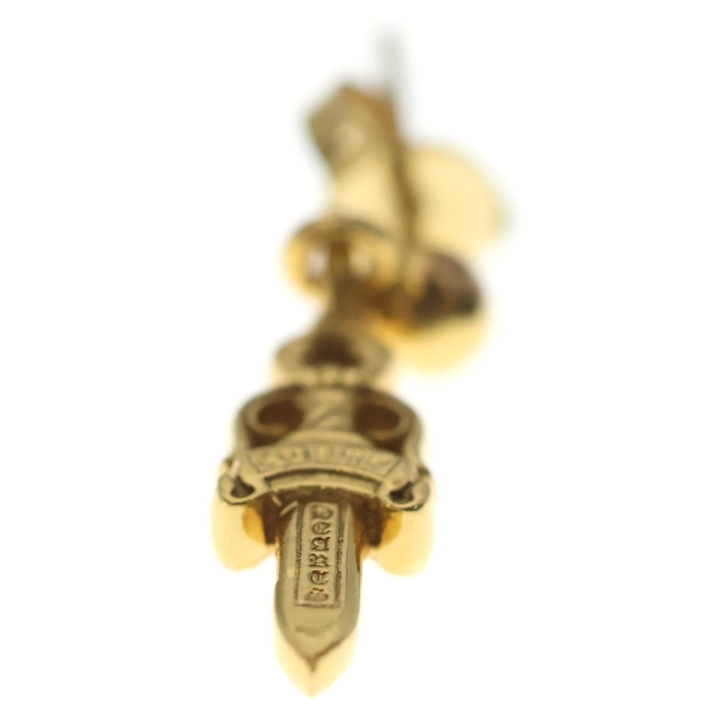 CHROME HEARTS(クロムハーツ) 22k DRP STCK DGGR スタックダガー ドロップピアス ゴールド