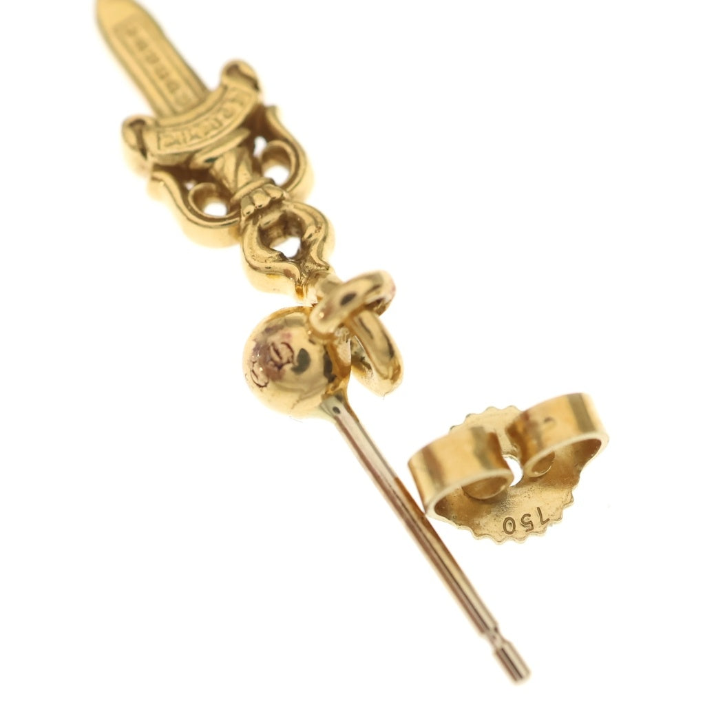 CHROME HEARTS(クロムハーツ) 22k DRP STCK DGGR スタックダガー ドロップピアス ゴールド