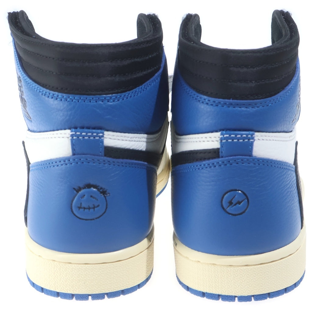 NIKE(ナイキ) ×トラヴィススコット× fragment design Air Jordan 1 Retro High フラグメントデザイン エアジョーダン1 レトロ ハイ OG SP ハイカットスニーカー US9.5/27.5cm DH3227-105