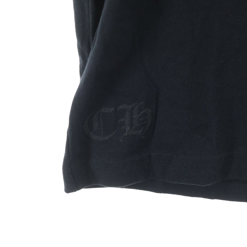 CHROME HEARTS(クロムハーツ) Neck Logo T-Shirt ネックロゴ 半袖Tシャツ カットソー ブラック/ブルー