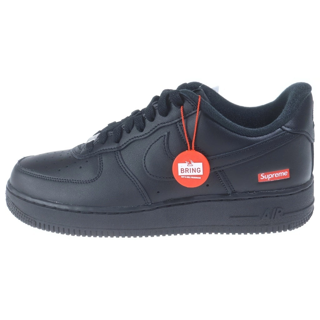 NIKE(ナイキ) ×SUPREME Air Force 1 Low シュプリーム エアフォース1 ローカットスニーカー シューズ US9/27.0cm ブラック CU9225-100