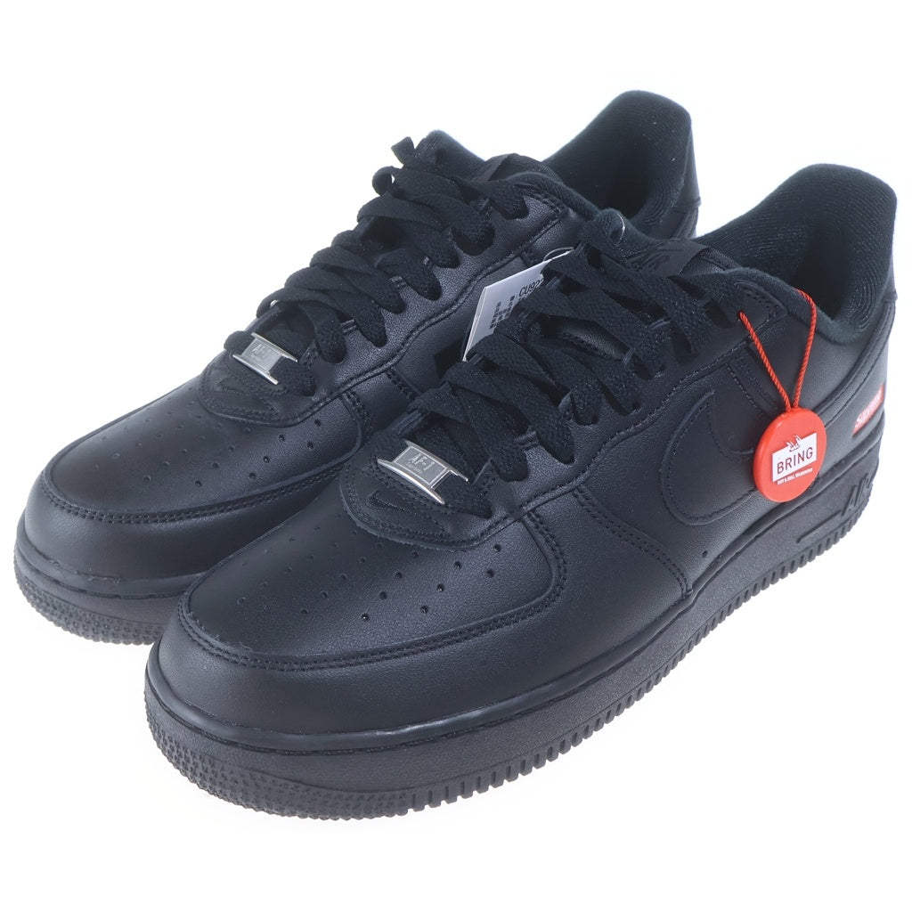 NIKE(ナイキ) ×SUPREME Air Force 1 Low シュプリーム エアフォース1 ローカットスニーカー シューズ US9/27.0cm ブラック CU9225-100