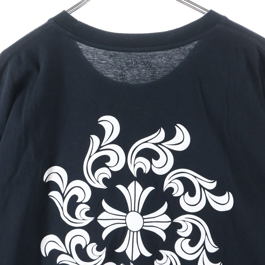 CHROME HEARTS(クロムハーツ) Honolulu Horseshoe SS Tee ホノルル限定 ホースシュー バック CHプラス クルーネック半袖Tシャツカットソー ブラック
