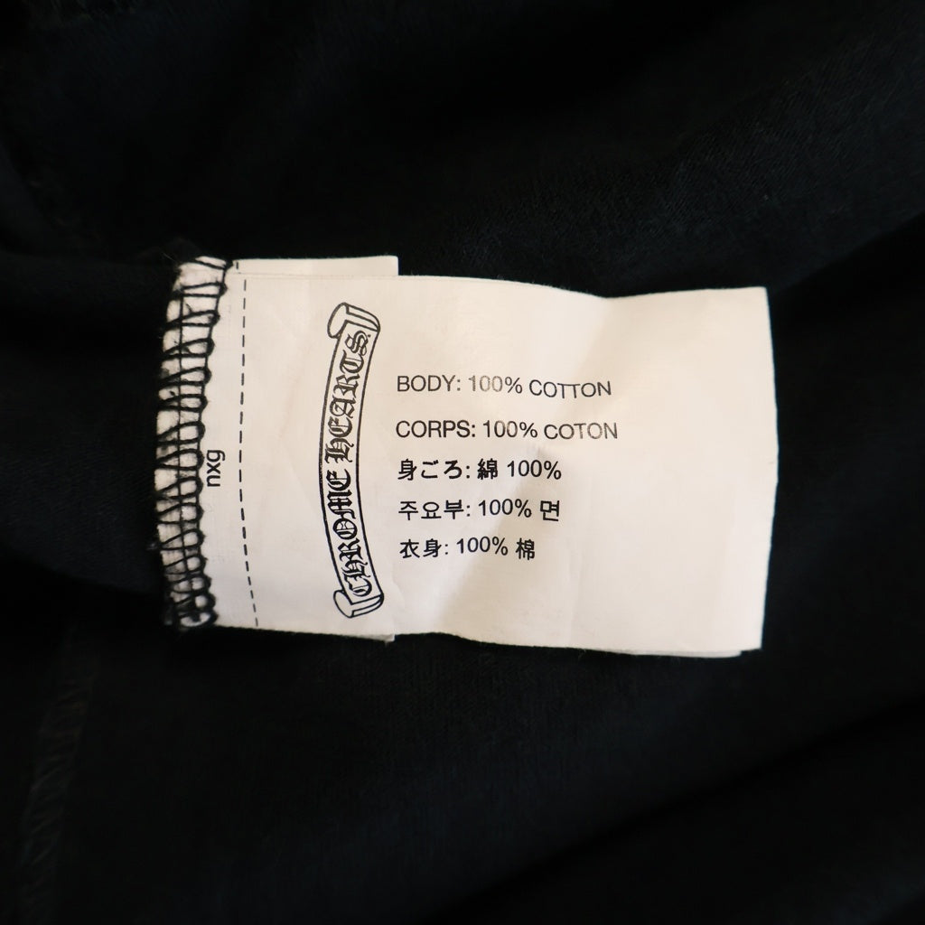 CHROME HEARTS(クロムハーツ) Honolulu Horseshoe SS Tee ホノルル限定 ホースシュー バック CHプラス クルーネック半袖Tシャツカットソー ブラック