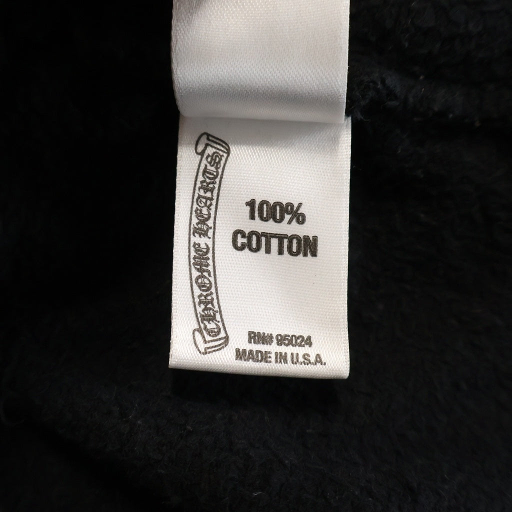 CHROME HEARTS(クロムハーツ) RS3 Cross Vertical Logo Sweat Pants Size XL クロムハーツ RS3クロス ヴァーティカルロゴ スウェットパンツ ブラック