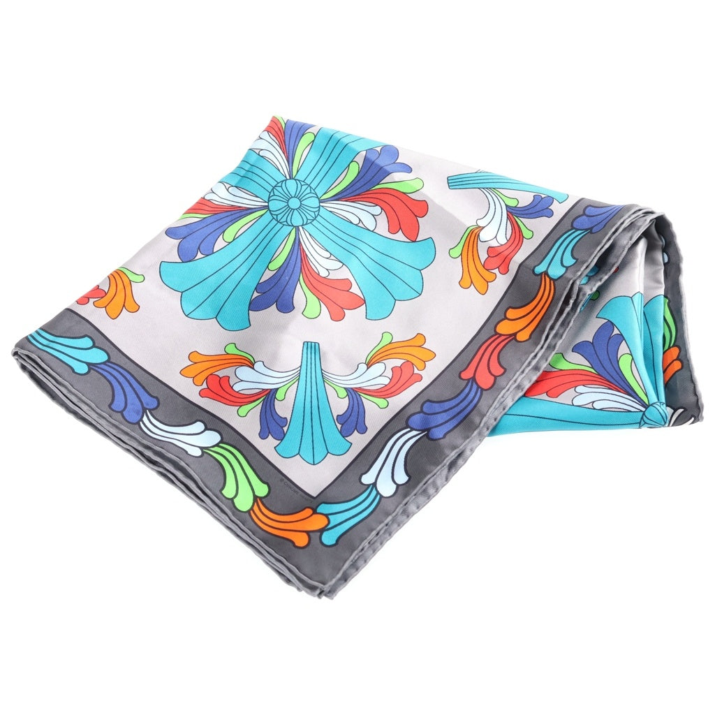 CHROME HEARTS(クロムハーツ) CH SCARF スカーフ マルチクロスプリント シルクスカーフ マルチ