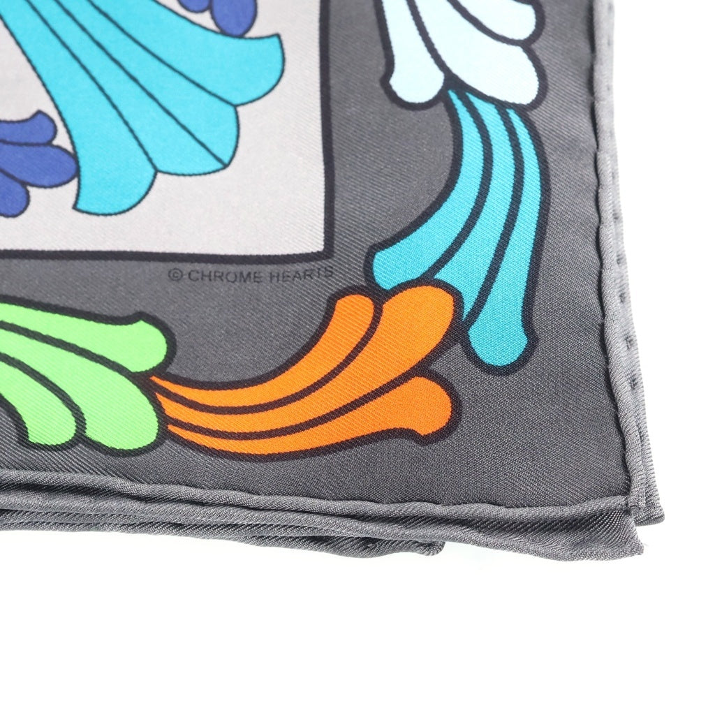 CHROME HEARTS(クロムハーツ) CH SCARF スカーフ マルチクロスプリント シルクスカーフ マルチ