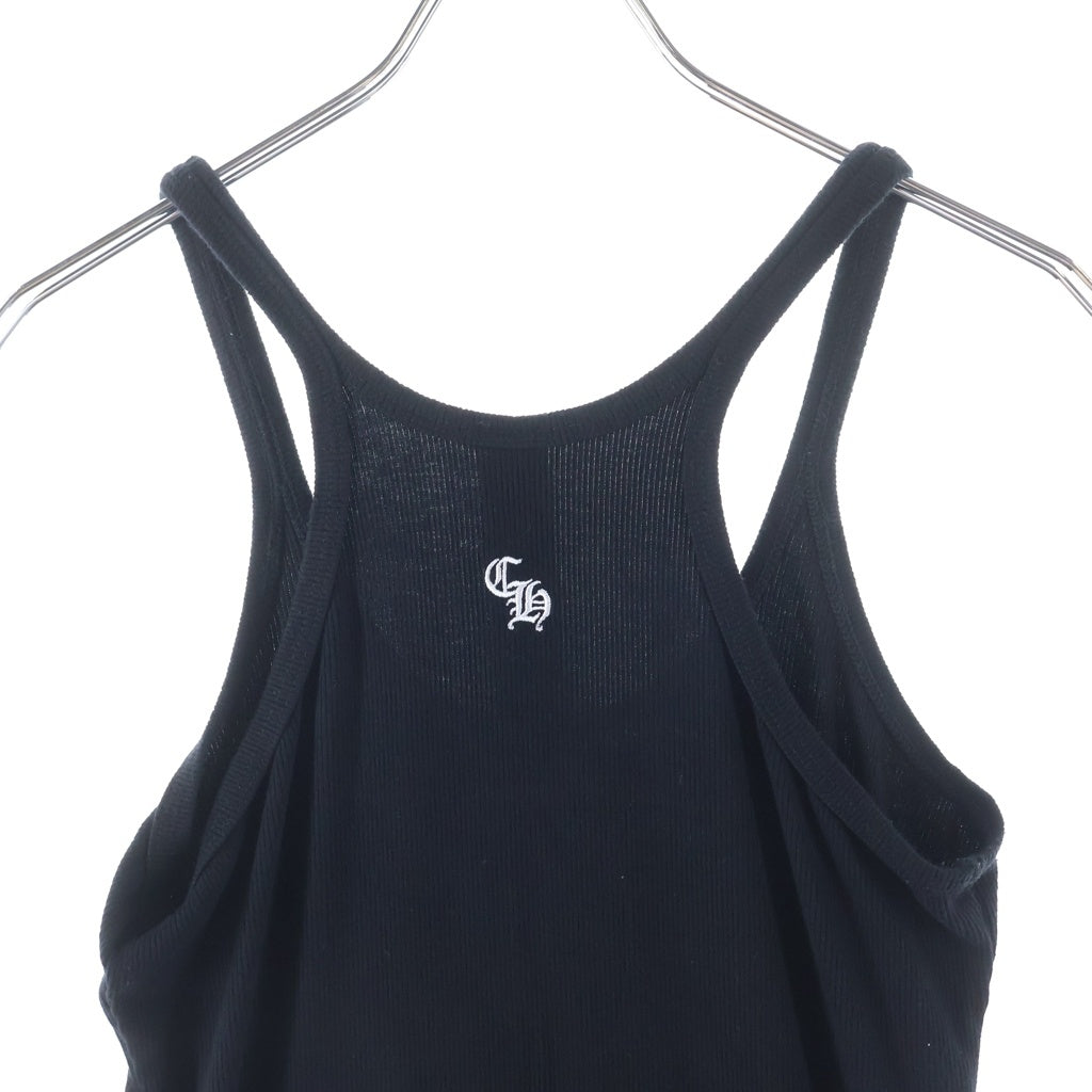 CHROME HEARTS(クロムハーツ) Y NOT BAD SEED CH刺繍 キャミソール ワンピース レディース ブラック