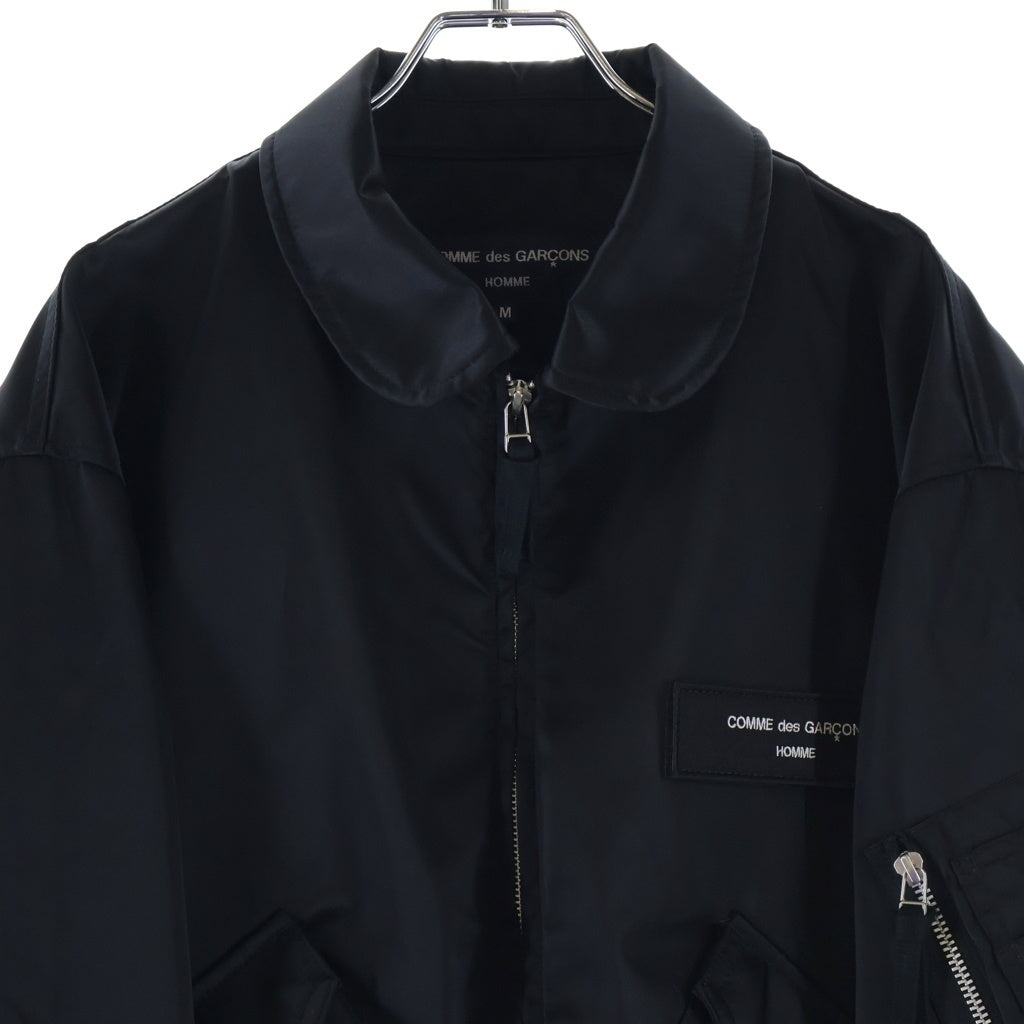 COMME des GARCONS HOMME(コムデギャルソンオム) 24AW 3layer blouson ナイロンツイル ミリタリージャケット ブラック ナイロン HN-J006-051