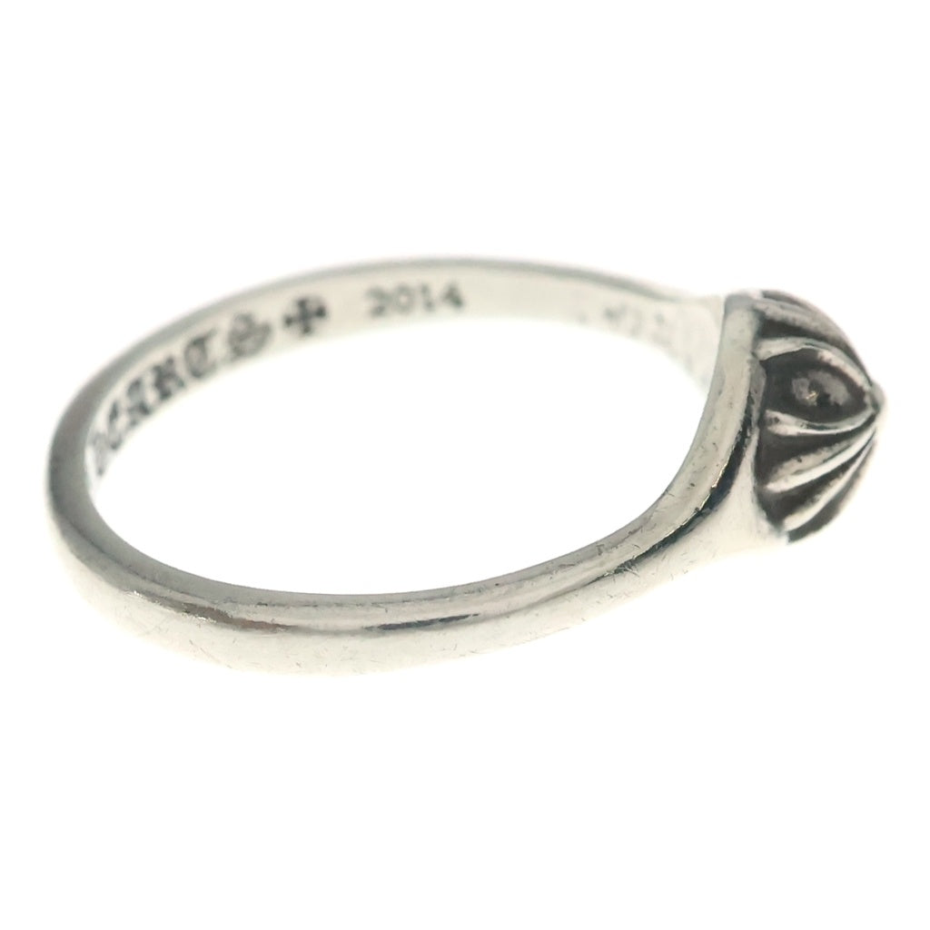 CHROME HEARTS(クロムハーツ) BUBBLGM MINI HALF CRSBL バブルガムクロスボール リング シルバー レディース