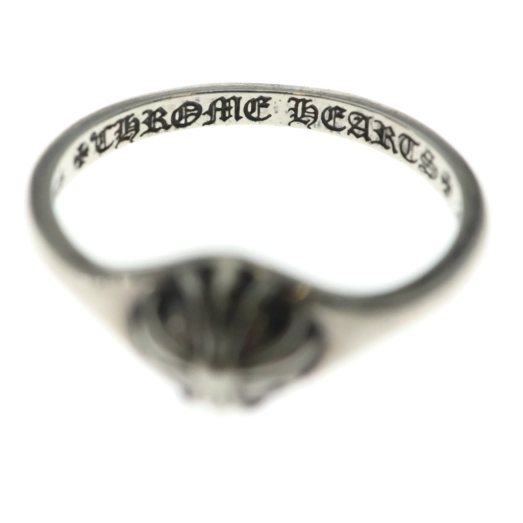 CHROME HEARTS(クロムハーツ) BUBBLGM MINI HALF CRSBL バブルガムクロスボール リング シルバー レディース