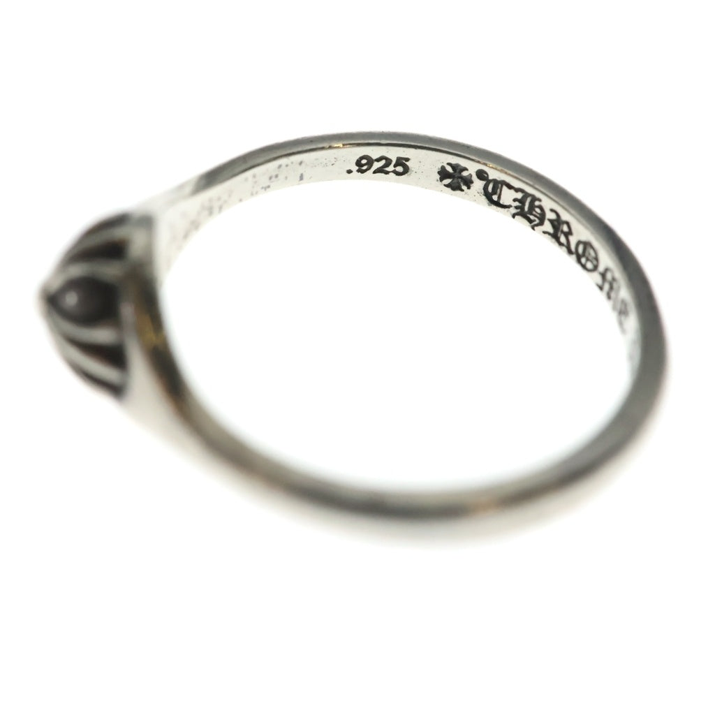 CHROME HEARTS(クロムハーツ) BUBBLGM MINI HALF CRSBL バブルガムクロスボール リング シルバー レディース