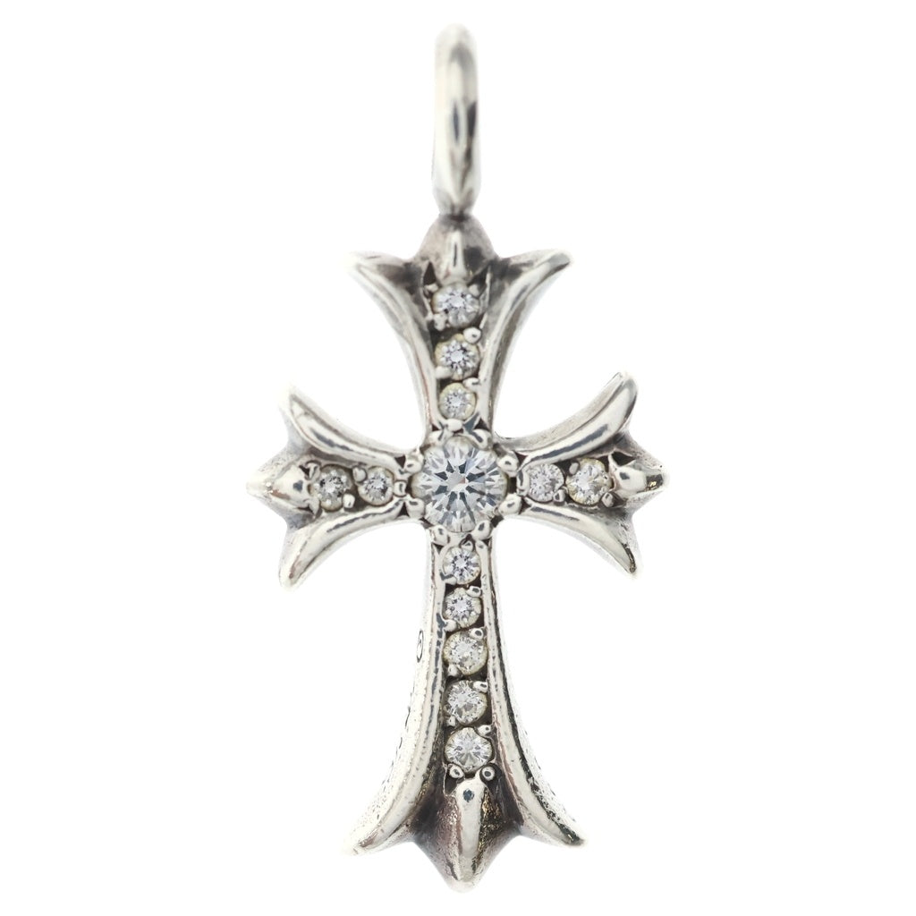 CHROME HEARTS(クロムハーツ) TNY CRSF P/DIA タイニーファットクロス PAVEダイヤ ペンダントトップ シルバー BCA323